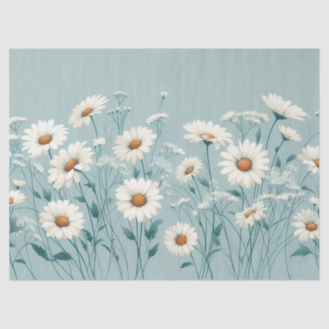 Üppige Daisy’s Seidenpapier (Vorderseite)