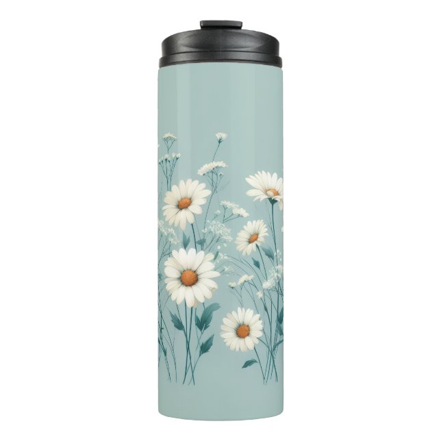 Üppige Daisy Thermosbecher (Vorderseite)