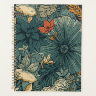 Üppige Flora & Fauna – Vintage Botanik Planer