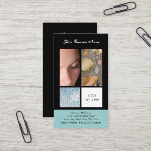 Üppige Spa-Geschäftskarten Salon Skin Esthetikerin Visitenkarte