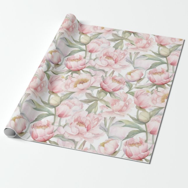 üppige Torne auf einem sanften Background Wrapping Geschenkpapier (Ungerollt)