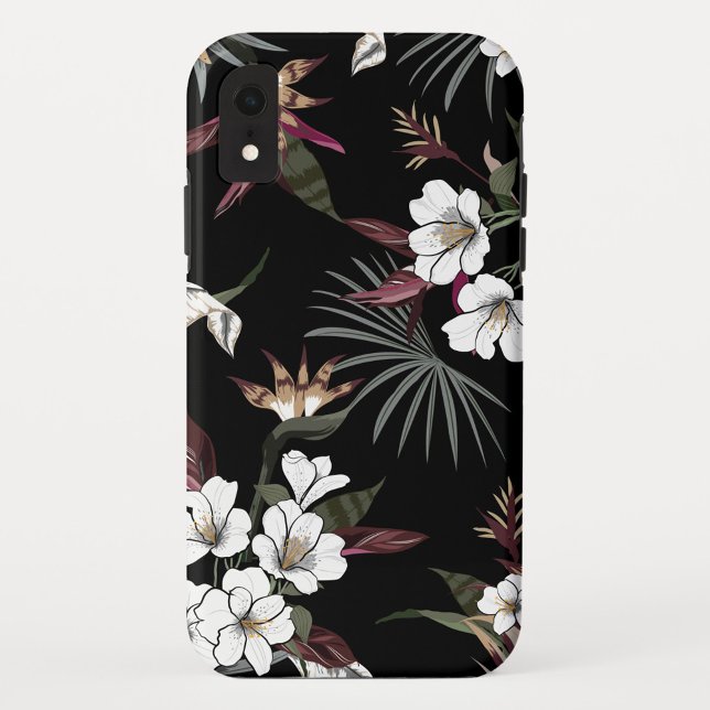 üppige tropische Blume Case-Mate iPhone Hülle (Style: Case-Mate Tough Apple iPhone XR Case!)