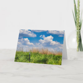 Üppiges Ackerland, Südafrika Feiertagskarte