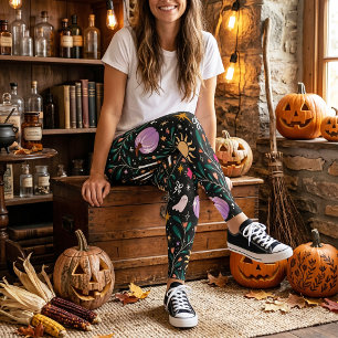 Üppiges Halloween Süß Verspielt Gruselig Weiblich Leggings