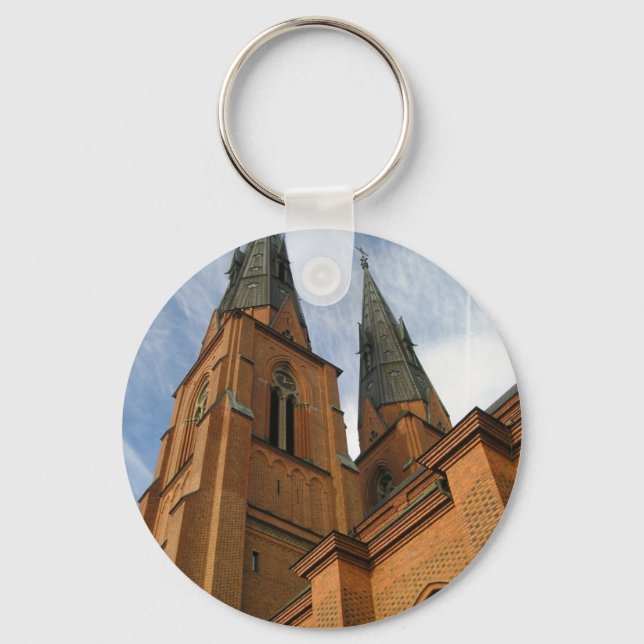 Uppsala Cathedral Schweden Schlüsselanhänger (Vorderseite)