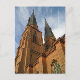 Uppsala Kathedrale Schweden Postkarte