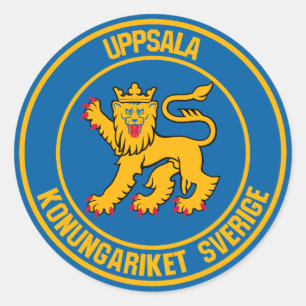 Uppsala Runder Aufkleber