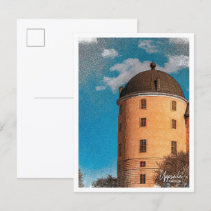 Uppsala Schweden Schönes Öl Paint City Postkarte