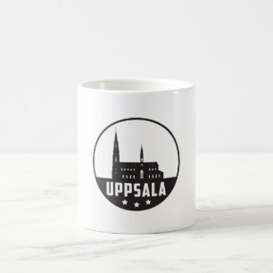 Uppsala Sweden City Skyline Cityscape Funny Gift Kaffeetasse