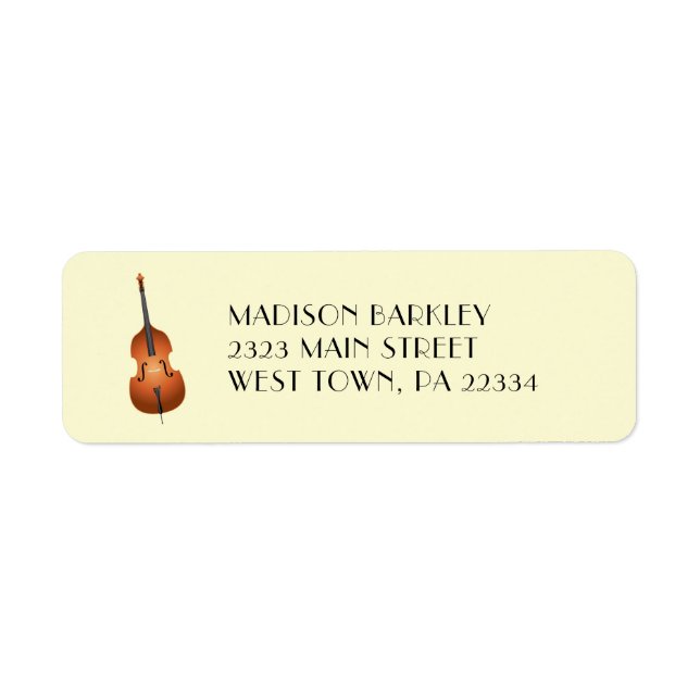 Upright Bass Musician Music Teacher Jazz Band (Vorne)