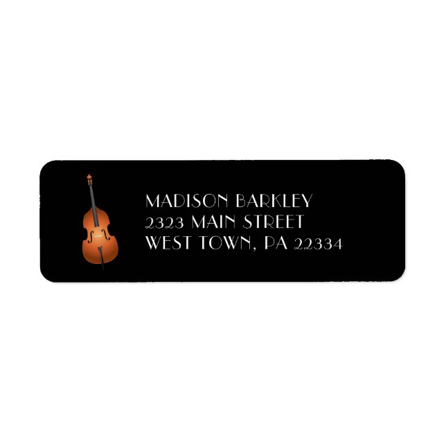 Upright Bass Musician Music Teacher Jazz Band (Vorne)