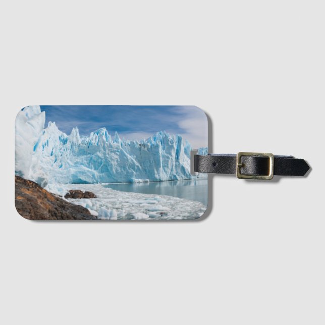 Upsala Gletscher Gepäckanhänger (Vorderseite (Horizontal))