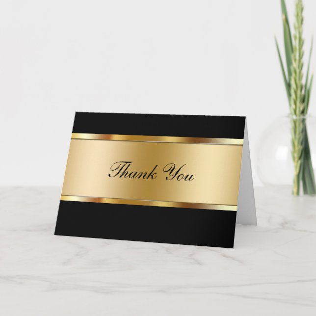 Upscale Thank You Cards Dankeskarte (Vorderseite)