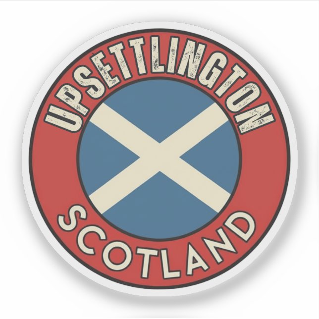 Upsettlington, Schottland Aufkleber (Vorderseite)