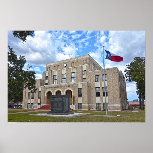 Upshur County Courthouse, Gilmer, Texas Poster (Vorne)