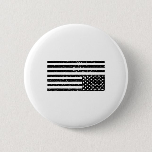 Upside Down American Flag  Button (Vorderseite)