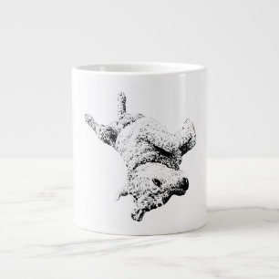 Upside-Down-Freude Jumbo-Tasse