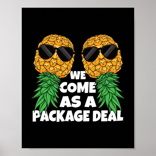 Upside Down Pineaple Swinger Couple Paket Deal Poster (Vorne)