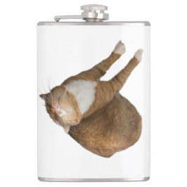 Upside-Down Sunshine Cat Flachmann