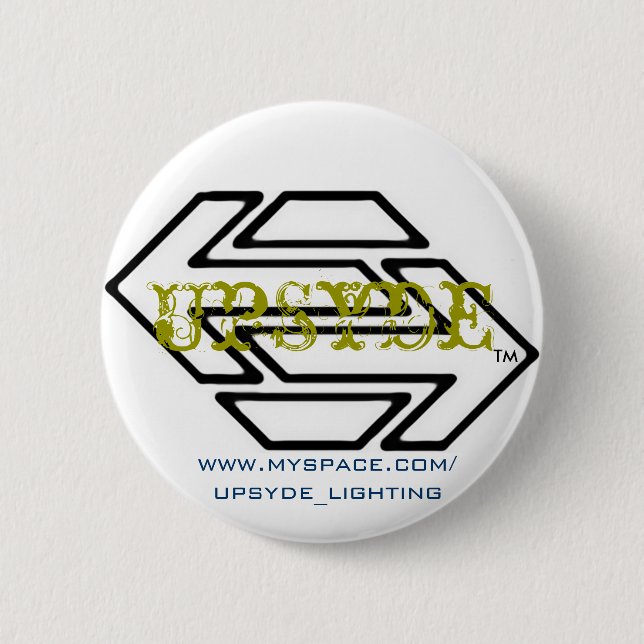 upsyde alter timey Knopf Button (Vorderseite)
