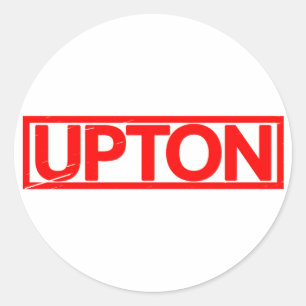 Upton-Briefmarke Runder Aufkleber