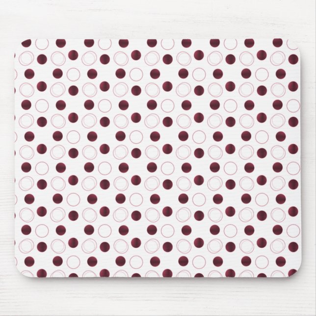 Uptown Bliss Mousepad, Burgund Mousepad (Vorne)
