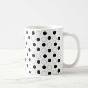 Uptown Bliss Tasse, Schwarz und Weiß Kaffeetasse