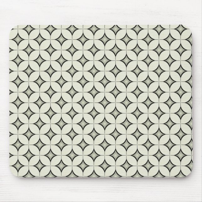 Uptown Retro Mousepad, Elfenbein Mousepad (Vorne)