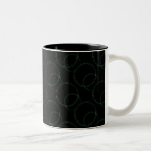 Uptown Vibrance Tasse, Dunkelgrün Zweifarbige Tasse