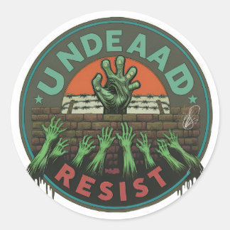 UR Vintage Runder Aufkleber