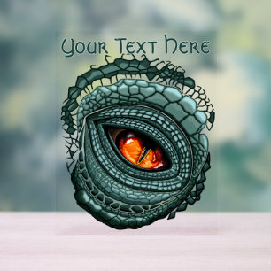 Ura-Reptilien-Raubtier-Auge Acrylschild