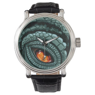 Uraechsen-Raubtier-Auge Armbanduhr