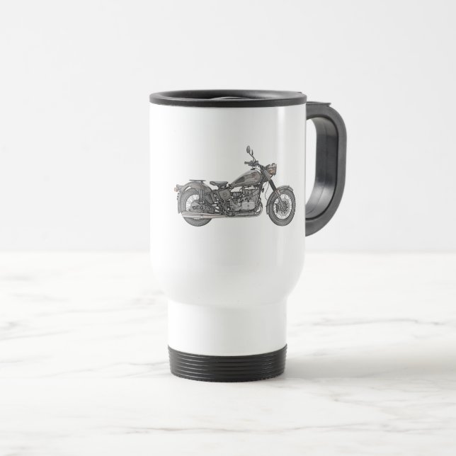 Ural Motorrad Reisebecher (VorderseiteRechts)