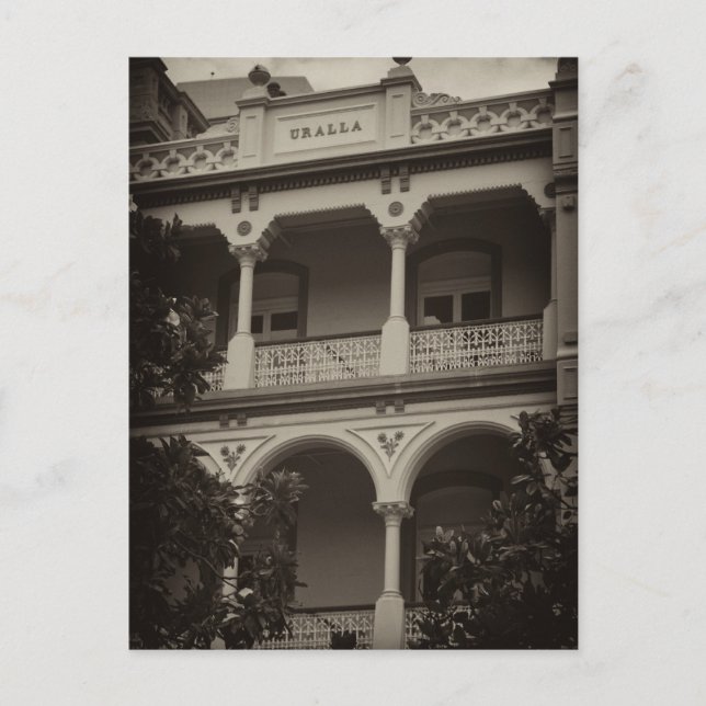 Uralla Gebäude, Sydney, Australien Postkarte (Vorderseite)