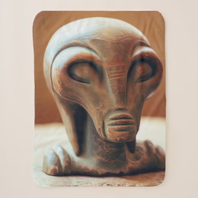 Uralte Alien Statue Sherpadecke (Vorderseite)