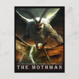 Uraltes Biest & Kreaturen: Die Mothman-Postkarte Postkarte