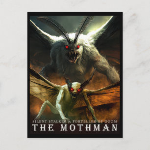 Uraltes Biest & Kreaturen: Die Mothman-Postkarte Postkarte