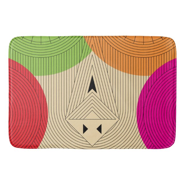 uraltes Dreieck Badematte (Vorderseite)