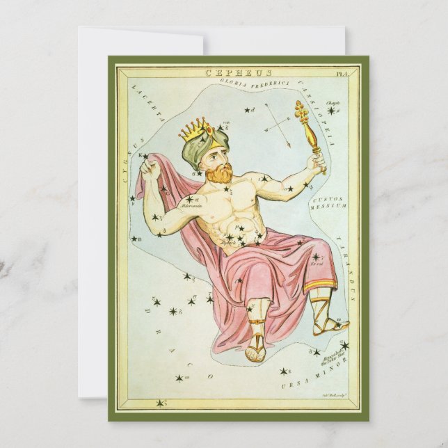 Urania-Spiegel, Vintage Astronomie-Himmelskarte (Vorderseite)