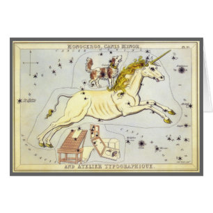 Urania's Mirror, Vintage-Astronomie-Himmelskarte