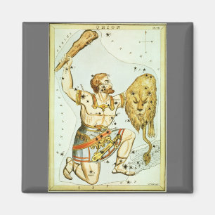 Urania's Spiegel, Vintage-Astronomie-Himmelskarte Magnet