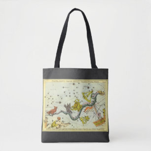 Urania's Spiegel, Vintage-Astronomie-Himmelskarte Tasche