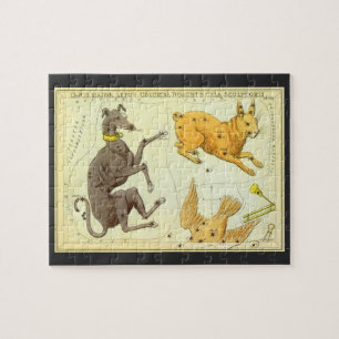 Urania's Spiegel, Vintage-Himmelskarten-Astronomie