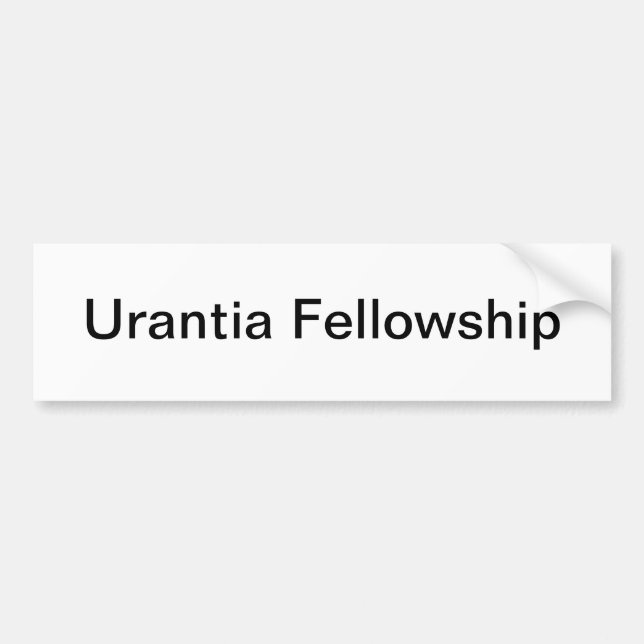 Urantia Stipendium Autoaufkleber (Vorne)