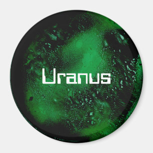 Uranus Grüner Planet Magnet