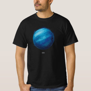 Uranus Planet Artwork - Cosmic Space Illustration T-Shirt