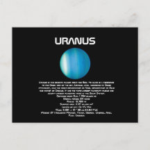 Uranus Postkarte