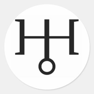 URANUS RUNDER AUFKLEBER