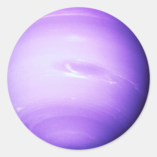 Uranus Runder Aufkleber (Vorderseite)
