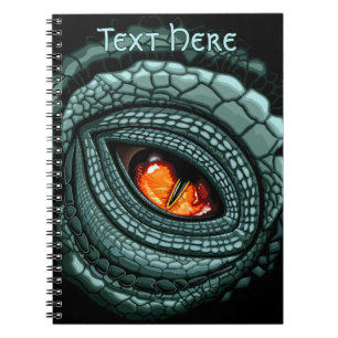 Urauffassung Reptil Raubtier Auge Notizblock